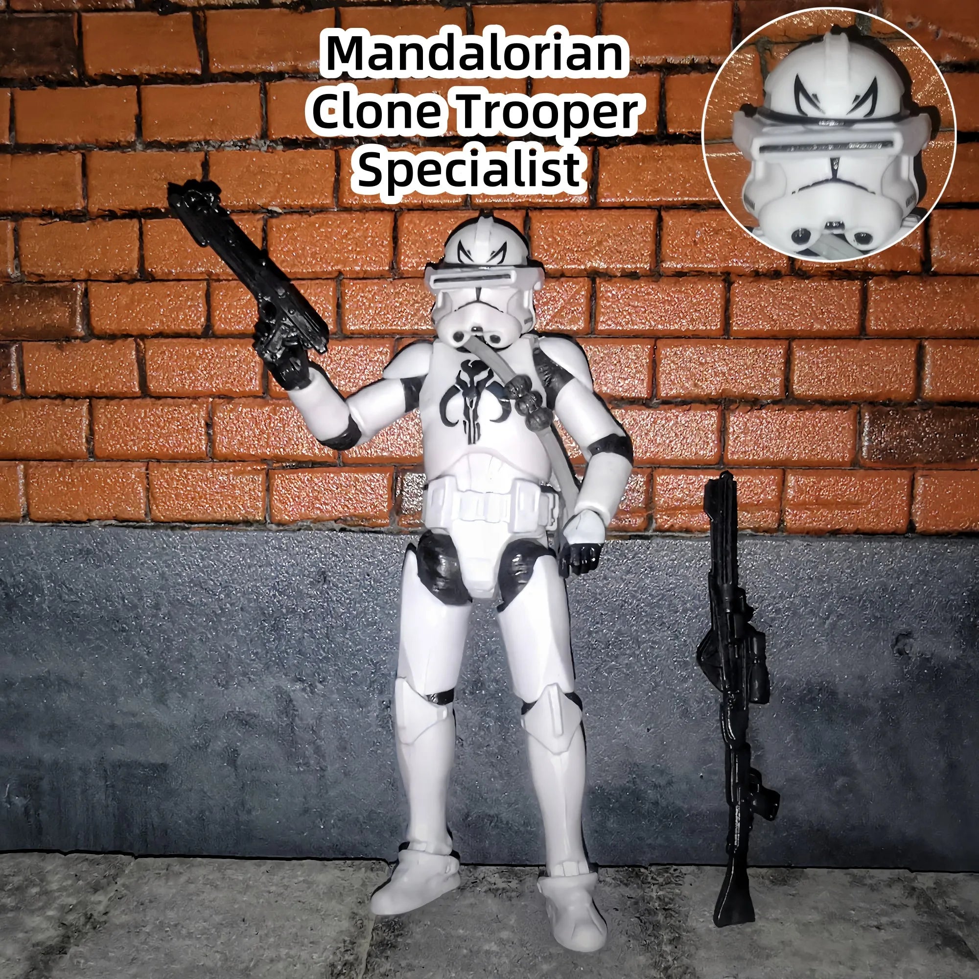 Star Wars 3.75 Inch Trooper 1/18 501st 187th Legion  Shock Action Figure REX ARF P1 P2 clone Toys Model Loose