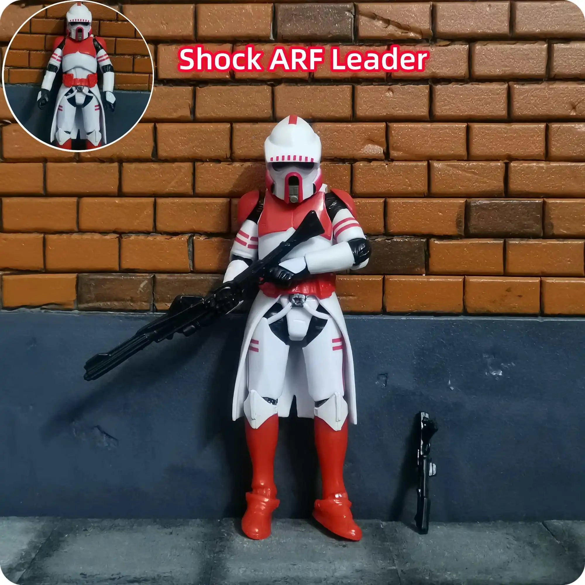 Star Wars 3.75 Inch Trooper 1/18 501st 187th Legion  Shock Action Figure REX ARF P1 P2 clone Toys Model Loose