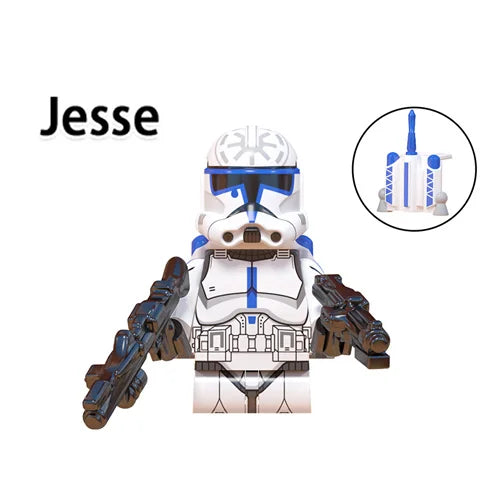 WM6126 Republic Commando Fixer Gregor Scorch Sev Voca Clone Troopers Dogma Building Blocks Bricks Toys WM6124 Hardcase Fives