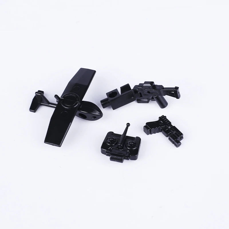 WW2 Military Soldier Accessories Weapons Building Blocks German USA Soviet Gun Mini Models 98k PPSH BAR Bricks Toys Kids Gift