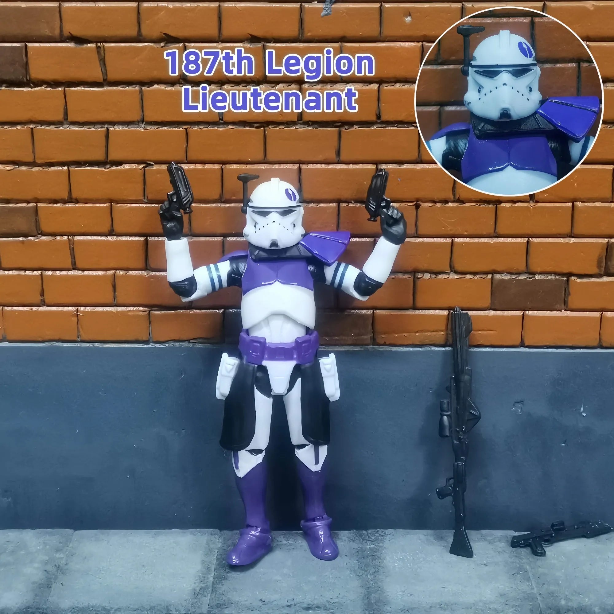 Star Wars 3.75 Inch Trooper 1/18 501st 187th Legion  Shock Action Figure REX ARF P1 P2 clone Toys Model Loose