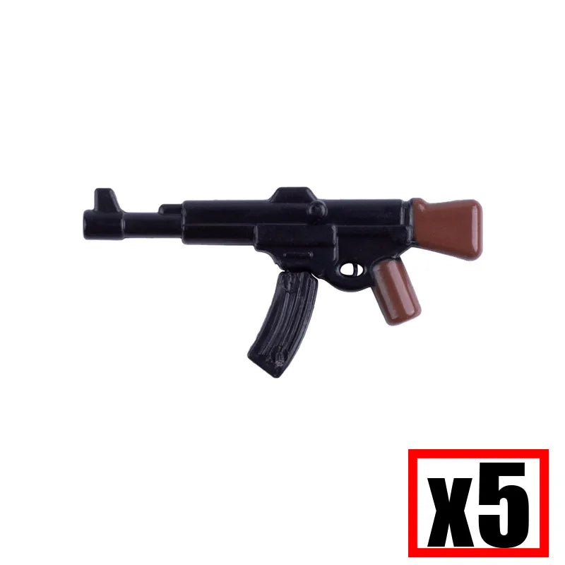 WW2 Military Soldier Accessories Weapons Building Blocks German USA Soviet Gun Mini Models 98k PPSH BAR Bricks Toys Kids Gift
