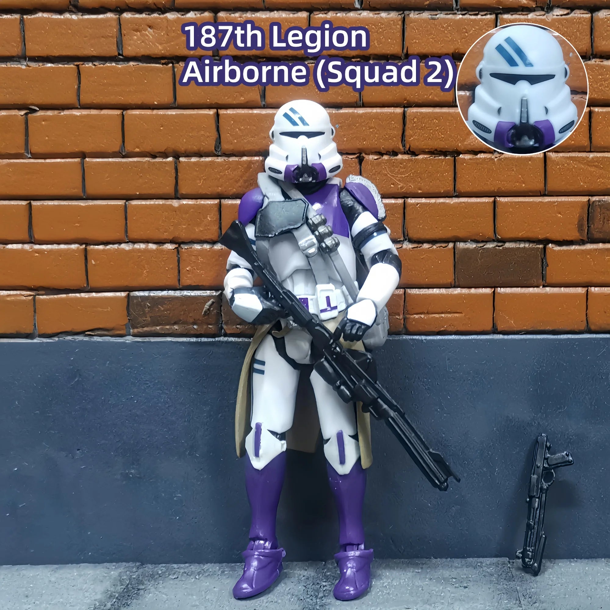 Star Wars 3.75 Inch Trooper 1/18 501st 187th Legion  Shock Action Figure REX ARF P1 P2 clone Toys Model Loose
