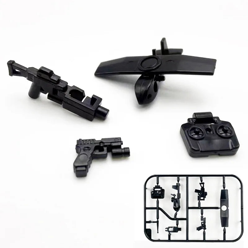 WW2 Military Soldier Accessories Weapons Building Blocks German USA Soviet Gun Mini Models 98k PPSH BAR Bricks Toys Kids Gift