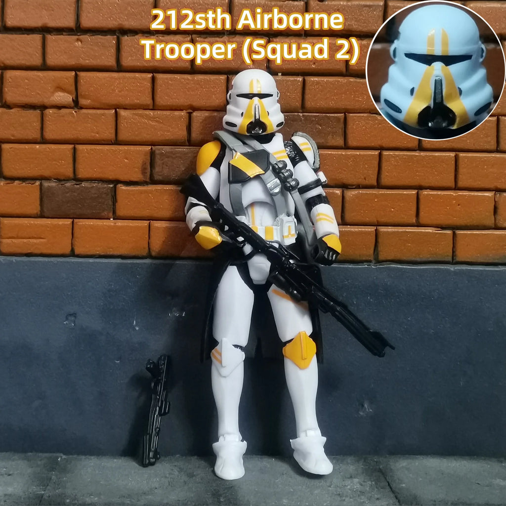 Star Wars 3.75 Inch Trooper 1/18 501st 187th Legion  Shock Action Figure REX ARF P1 P2 clone Toys Model Loose