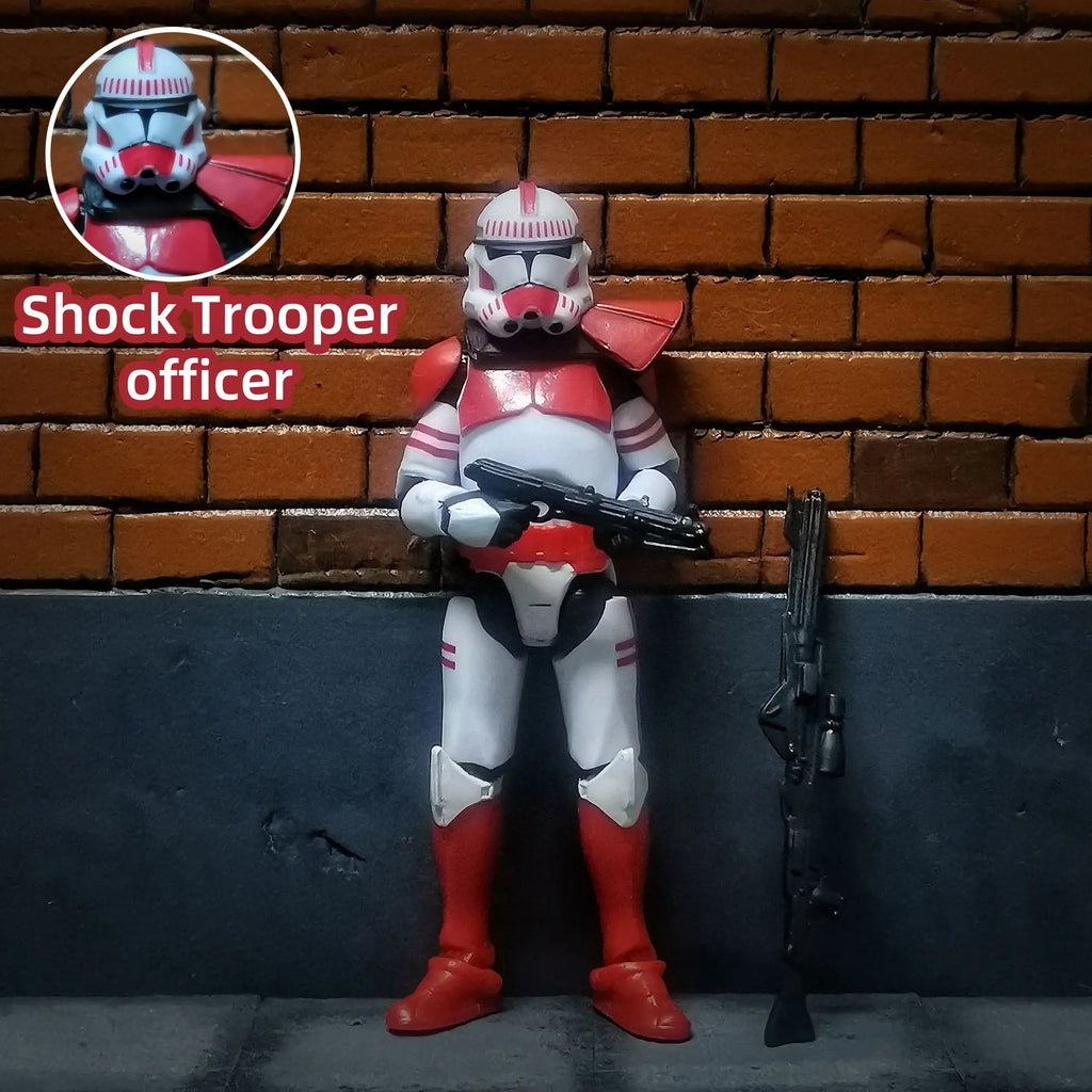 Star Wars 3.75 Inch Trooper 1/18 501st 187th Legion  Shock Action Figure REX ARF P1 P2 clone Toys Model Loose