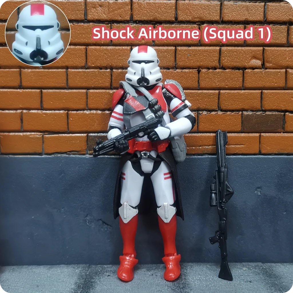 Star Wars 3.75 Inch Trooper 1/18 501st 187th Legion  Shock Action Figure REX ARF P1 P2 clone Toys Model Loose