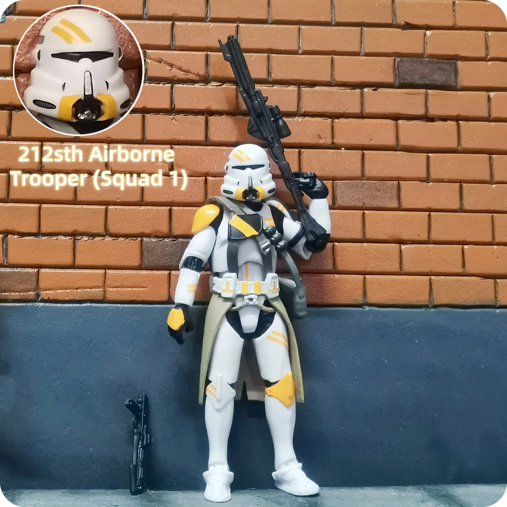 Star Wars 3.75 Inch Trooper 1/18 501st 187th Legion  Shock Action Figure REX ARF P1 P2 clone Toys Model Loose