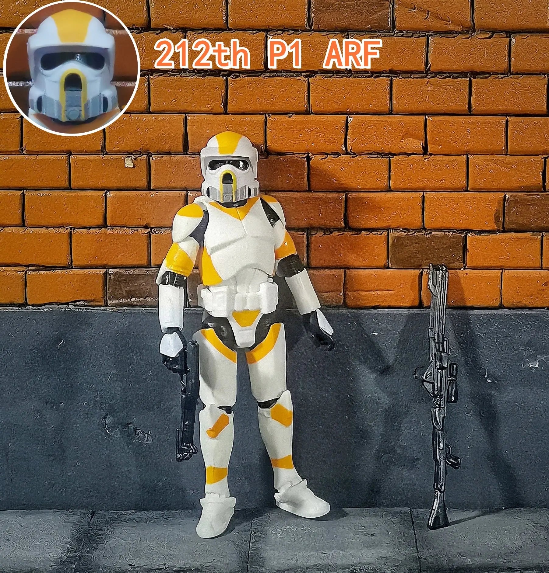 Star Wars 3.75 Inch Trooper 1/18 501st 187th Legion  Shock Action Figure REX ARF P1 P2 clone Toys Model Loose