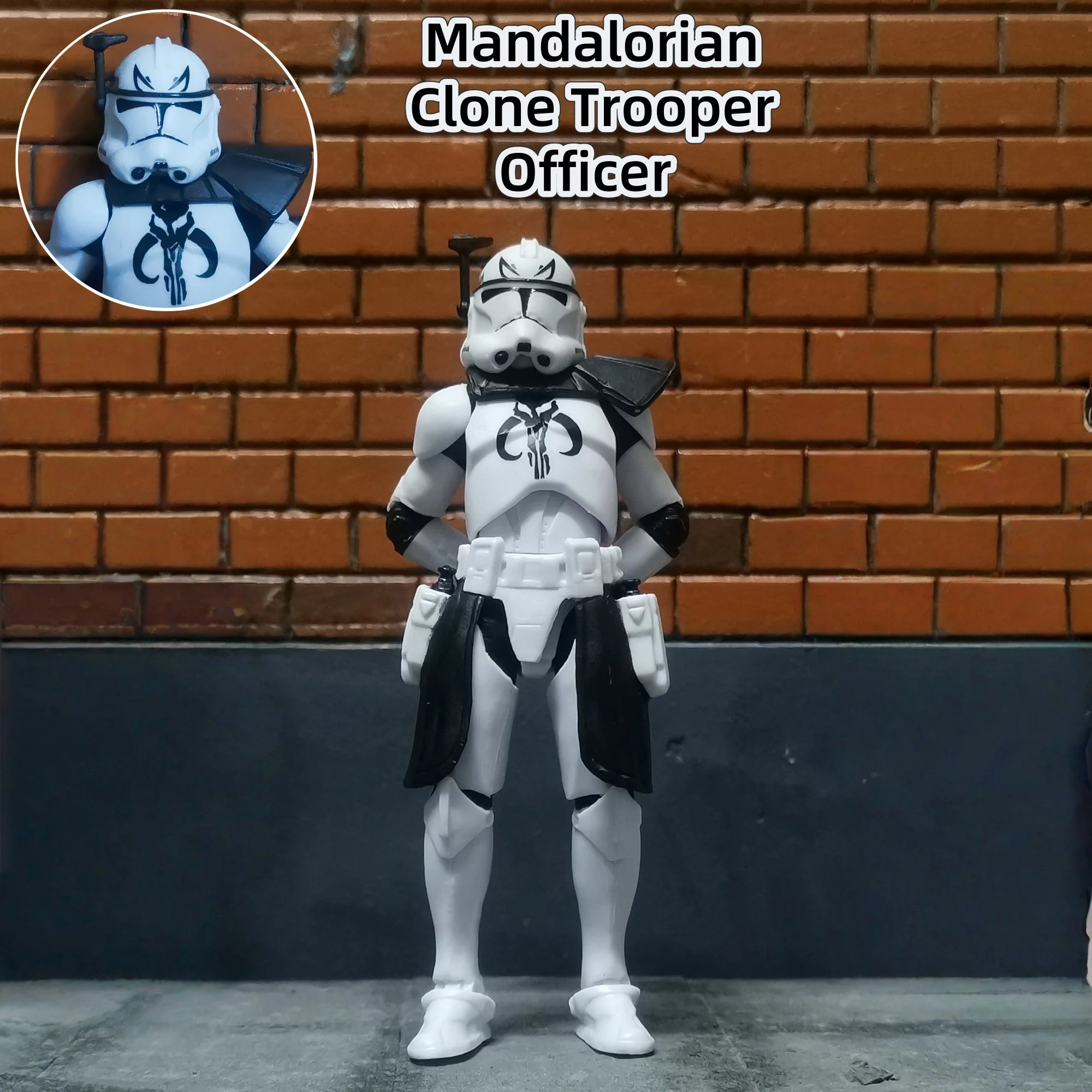 Star Wars 3.75 Inch Trooper 1/18 501st 187th Legion  Shock Action Figure REX ARF P1 P2 clone Toys Model Loose