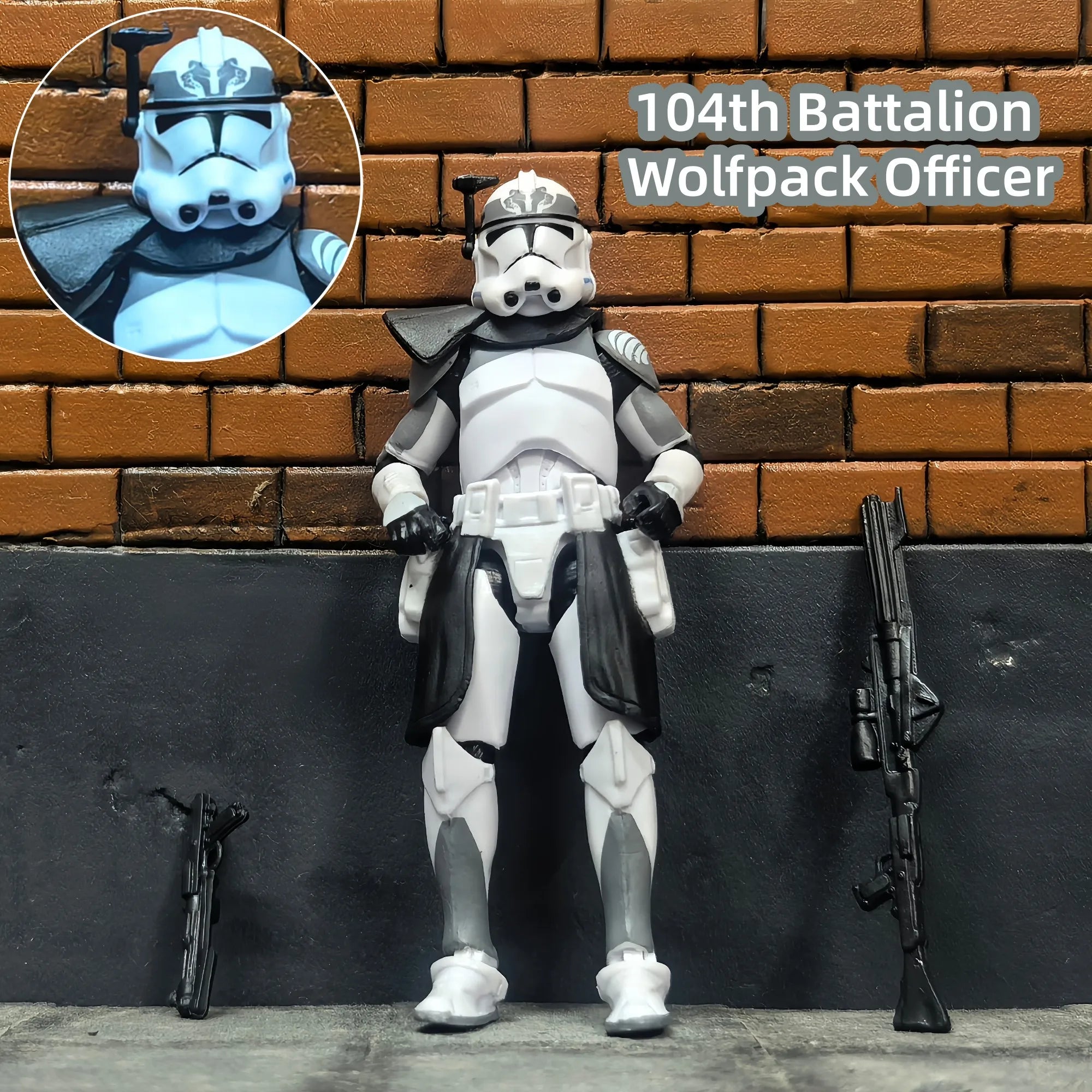 Star Wars 3.75 Inch Trooper 1/18 501st 187th Legion  Shock Action Figure REX ARF P1 P2 clone Toys Model Loose