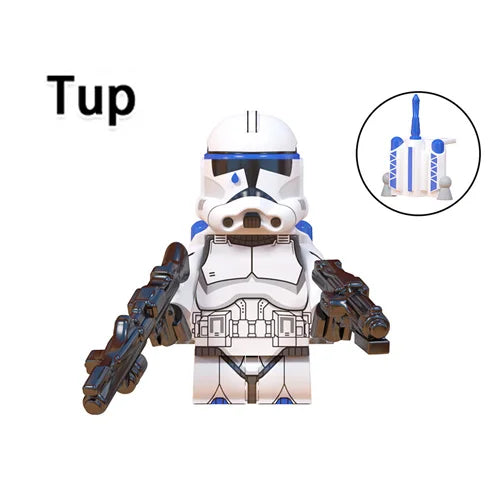 WM6126 Republic Commando Fixer Gregor Scorch Sev Voca Clone Troopers Dogma Building Blocks Bricks Toys WM6124 Hardcase Fives