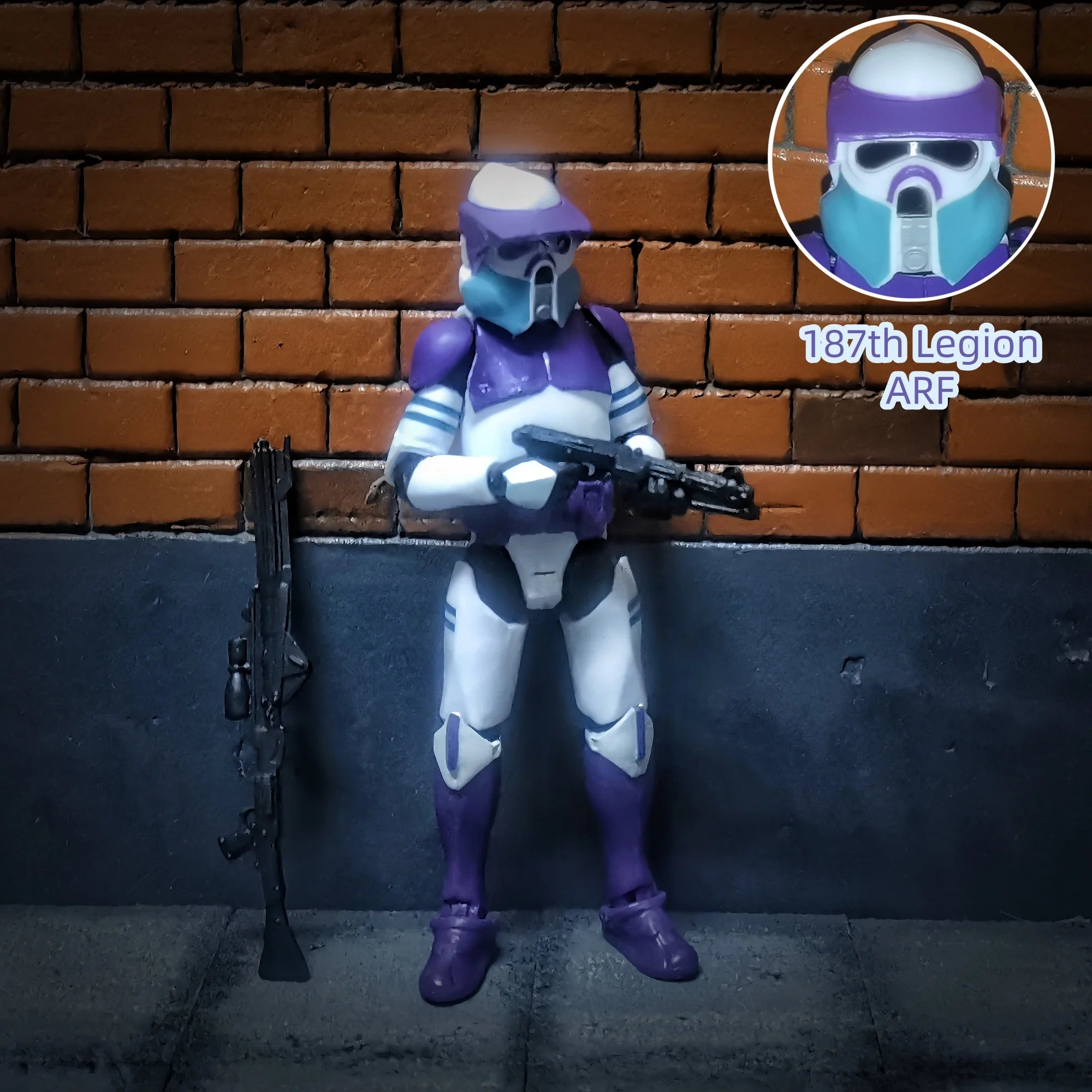 Star Wars 3.75 Inch Trooper 1/18 501st 187th Legion  Shock Action Figure REX ARF P1 P2 clone Toys Model Loose