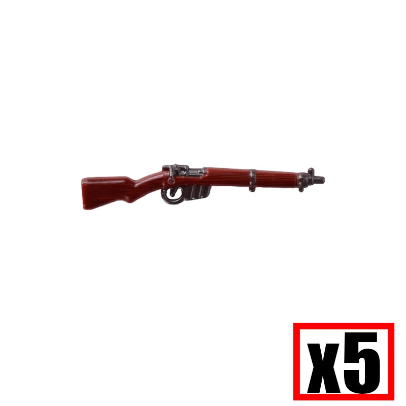 WW2 Military Soldier Accessories Weapons Building Blocks German USA Soviet Gun Mini Models 98k PPSH BAR Bricks Toys Kids Gift