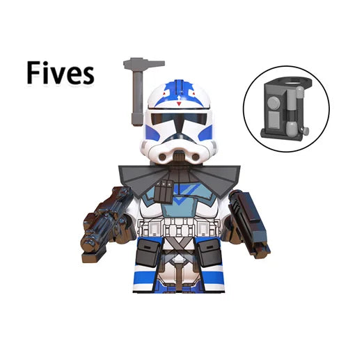 WM6126 Republic Commando Fixer Gregor Scorch Sev Voca Clone Troopers Dogma Building Blocks Bricks Toys WM6124 Hardcase Fives