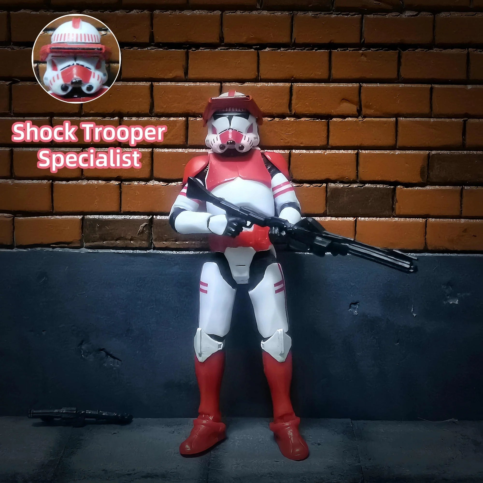 Star Wars 3.75 Inch Trooper 1/18 501st 187th Legion  Shock Action Figure REX ARF P1 P2 clone Toys Model Loose