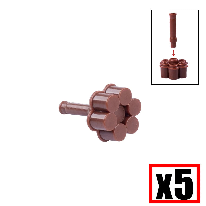 WW2 Military Soldier Accessories Weapons Building Blocks German USA Soviet Gun Mini Models 98k PPSH BAR Bricks Toys Kids Gift