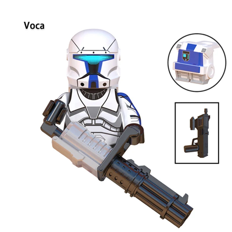 WM6126 Republic Commando Fixer Gregor Scorch Sev Voca Clone Troopers Dogma Building Blocks Bricks Toys WM6124 Hardcase Fives