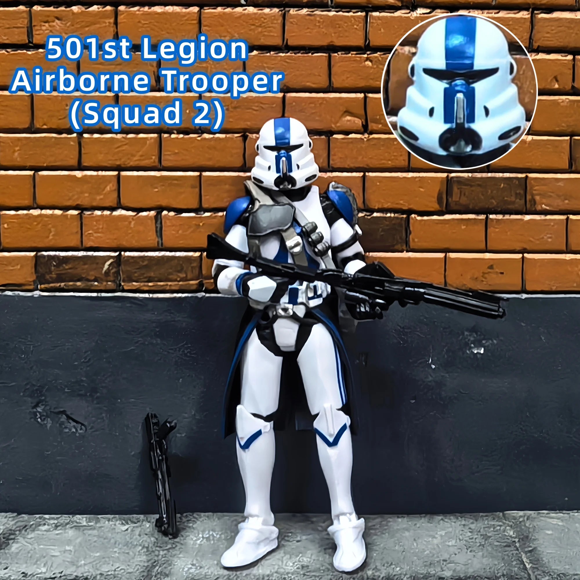 Star Wars 3.75 Inch Trooper 1/18 501st 187th Legion  Shock Action Figure REX ARF P1 P2 clone Toys Model Loose