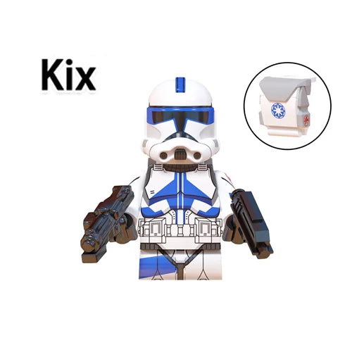 WM6126 Republic Commando Fixer Gregor Scorch Sev Voca Clone Troopers Dogma Building Blocks Bricks Toys WM6124 Hardcase Fives