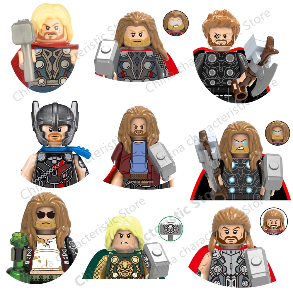 L Compatible - Thor Minifigure - Marvel