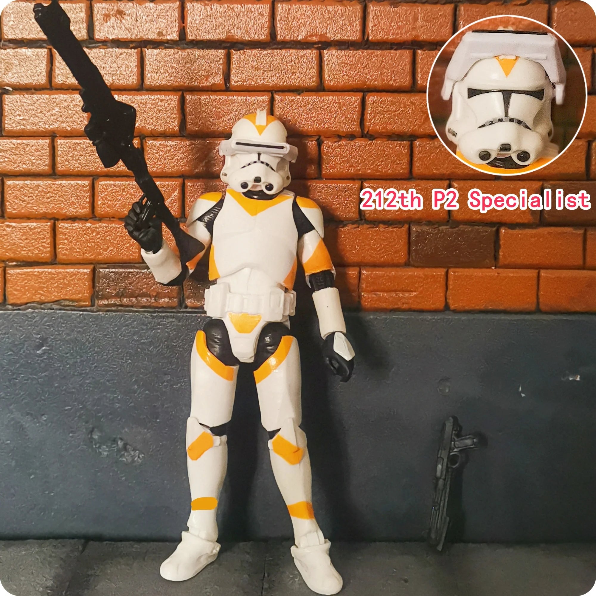 Star Wars 3.75 Inch Trooper 1/18 501st 187th Legion  Shock Action Figure REX ARF P1 P2 clone Toys Model Loose