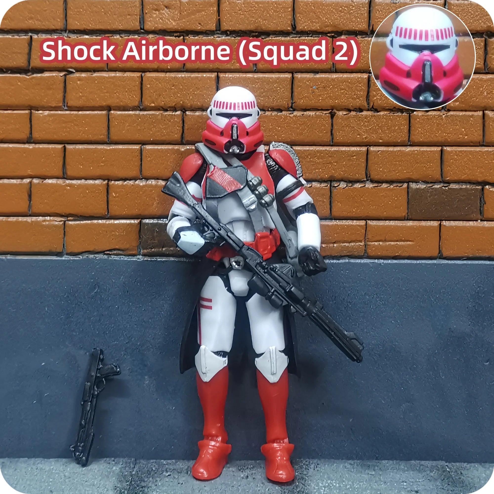 Star Wars 3.75 Inch Trooper 1/18 501st 187th Legion  Shock Action Figure REX ARF P1 P2 clone Toys Model Loose