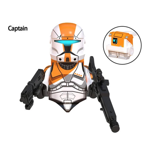 WM6126 Republic Commando Fixer Gregor Scorch Sev Voca Clone Troopers Dogma Building Blocks Bricks Toys WM6124 Hardcase Fives