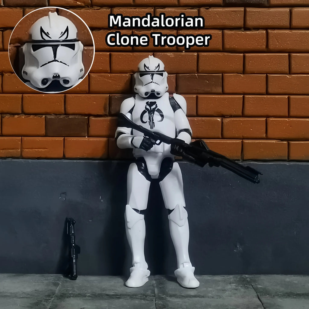 Star Wars 3.75 Inch Trooper 1/18 501st 187th Legion  Shock Action Figure REX ARF P1 P2 clone Toys Model Loose
