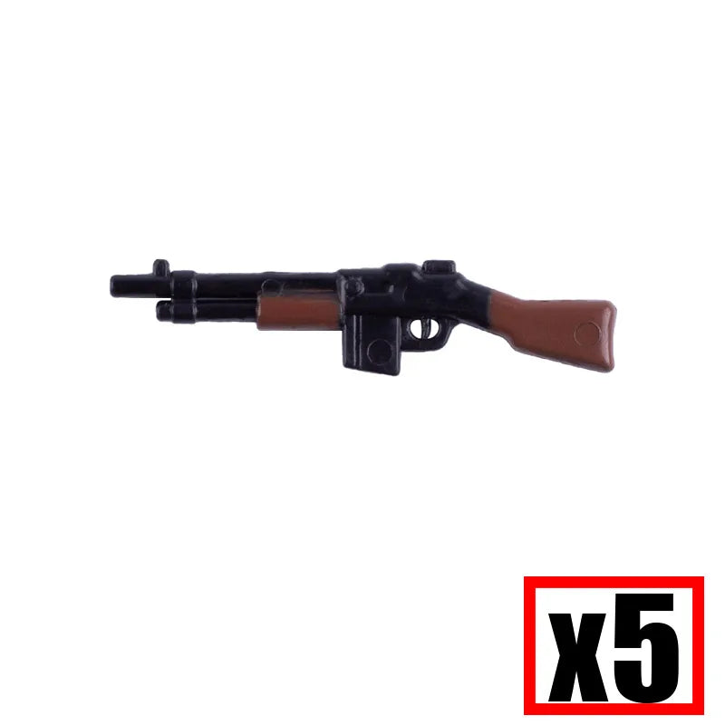 WW2 Military Soldier Accessories Weapons Building Blocks German USA Soviet Gun Mini Models 98k PPSH BAR Bricks Toys Kids Gift