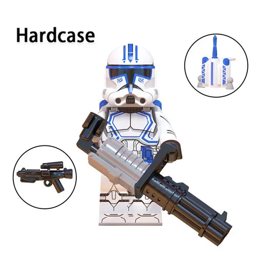 WM6126 Republic Commando Fixer Gregor Scorch Sev Voca Clone Troopers Dogma Building Blocks Bricks Toys WM6124 Hardcase Fives