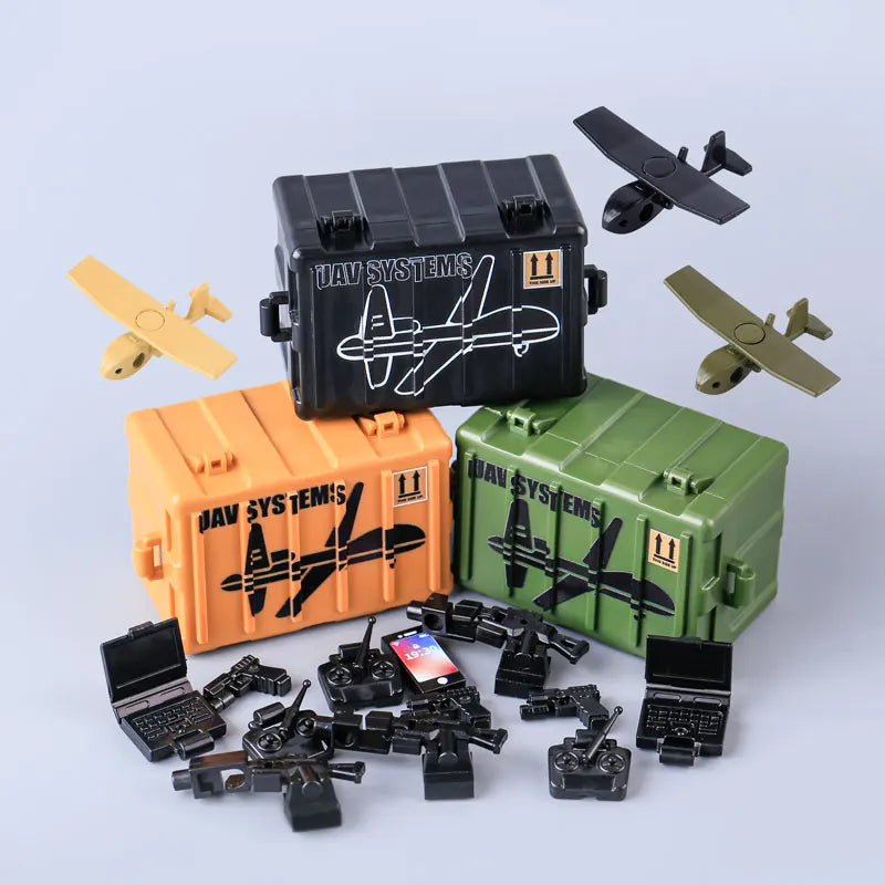 WW2 Military Soldier Accessories Weapons Building Blocks German USA Soviet Gun Mini Models 98k PPSH BAR Bricks Toys Kids Gift