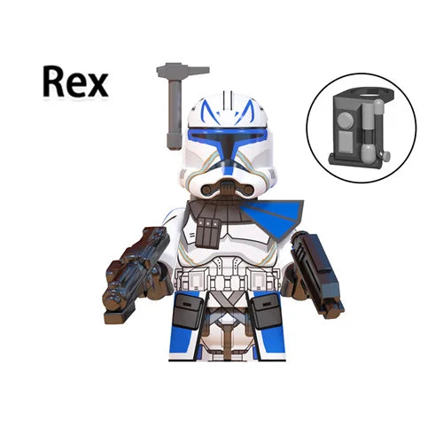 WM6126 Republic Commando Fixer Gregor Scorch Sev Voca Clone Troopers Dogma Building Blocks Bricks Toys WM6124 Hardcase Fives