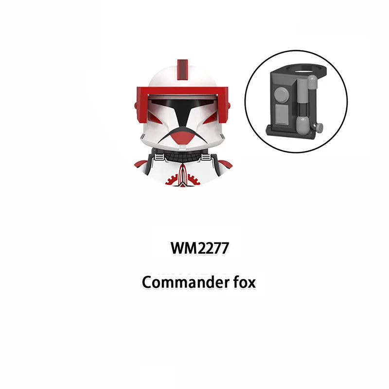 WM6126 Republic Commando Fixer Gregor Scorch Sev Voca Clone Troopers Dogma Building Blocks Bricks Toys WM6124 Hardcase Fives