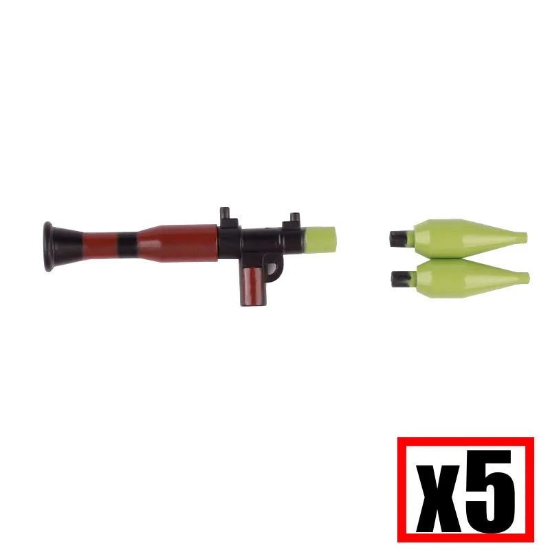 WW2 Military Soldier Accessories Weapons Building Blocks German USA Soviet Gun Mini Models 98k PPSH BAR Bricks Toys Kids Gift