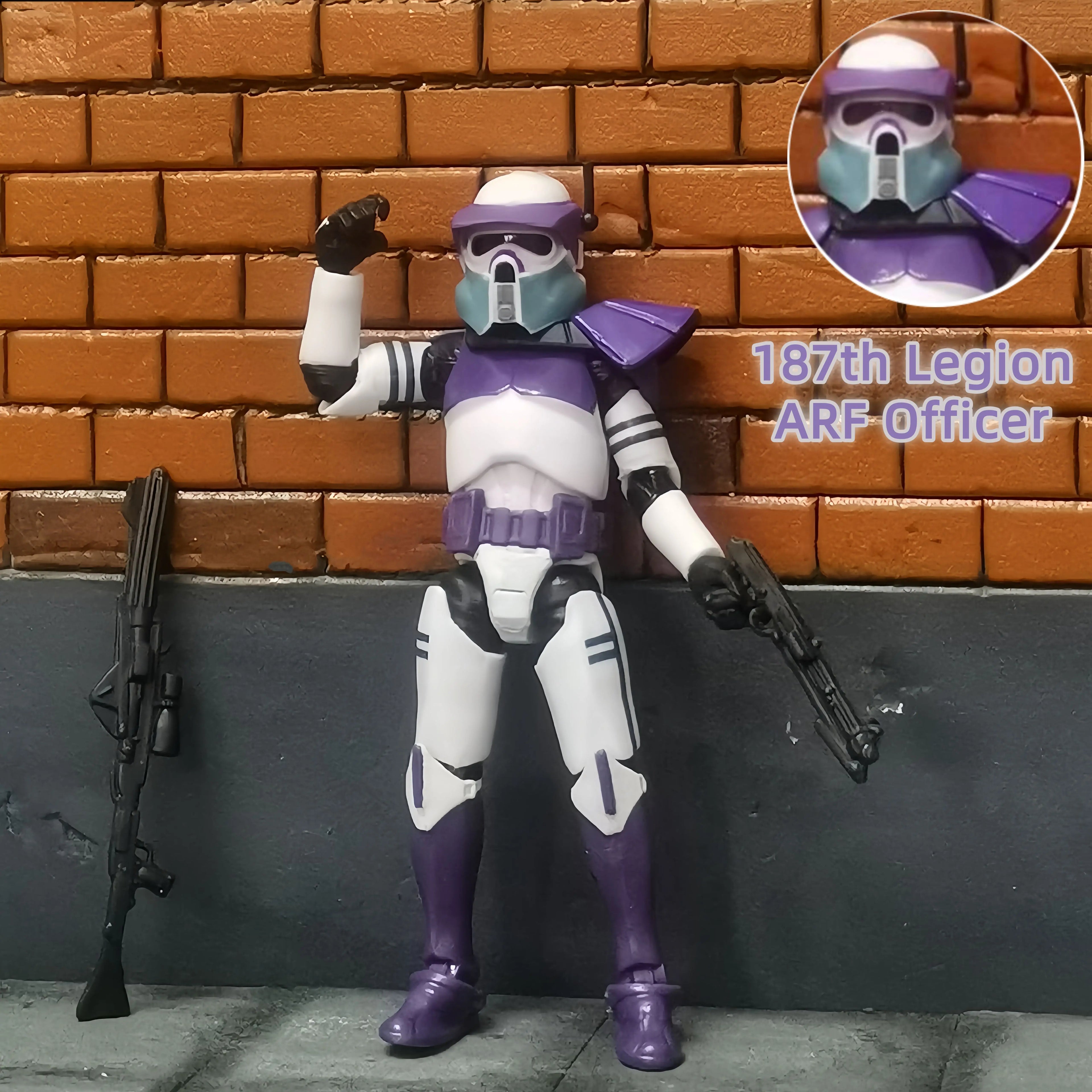 Star Wars 3.75 Inch Trooper 1/18 501st 187th Legion  Shock Action Figure REX ARF P1 P2 clone Toys Model Loose