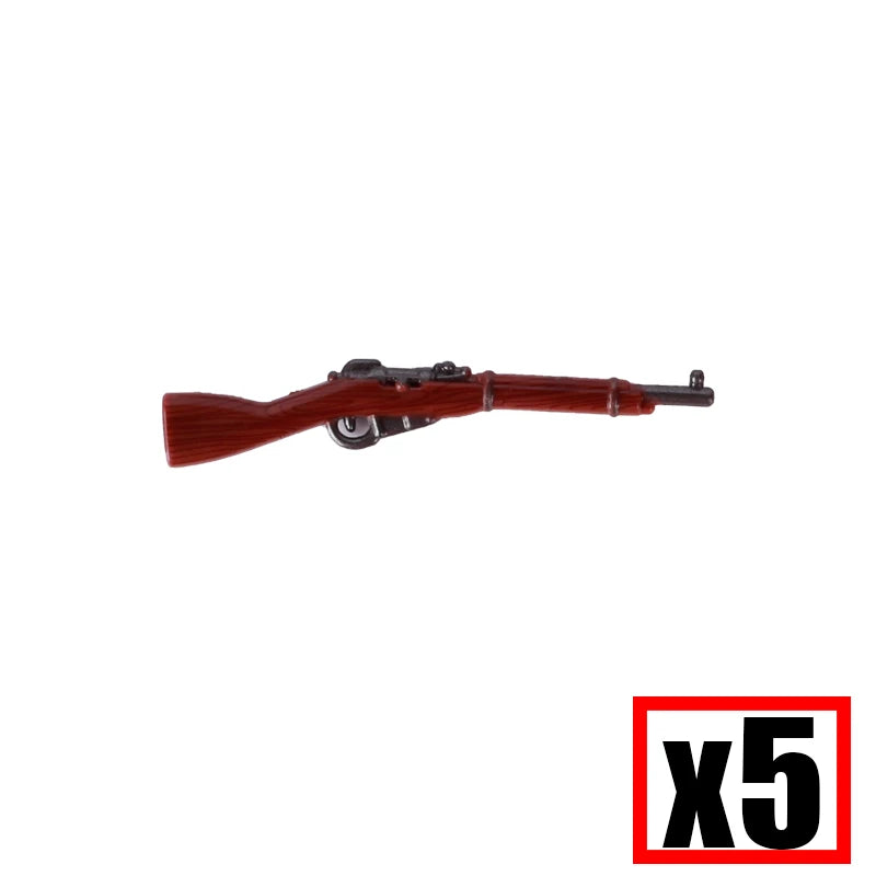 WW2 Military Soldier Accessories Weapons Building Blocks German USA Soviet Gun Mini Models 98k PPSH BAR Bricks Toys Kids Gift